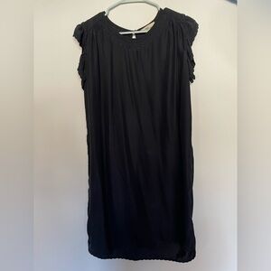 Isabel Marant Black Sleeveless 100% Silk Dress